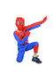The Red Blue Superhero with Gloves Superhero Kids Fancy Dress Costume | Standard